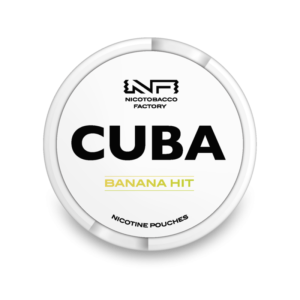 Snus CUBA White Banana Hit 10.4mg (Hương vị Chuối)