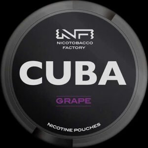 Snus CUBA Black 43mg Grape (hương vị Nho)