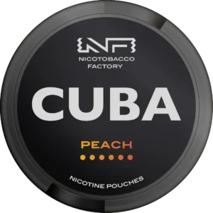 hộp 20 túi snus cuba black peach 43mg (quả đào)